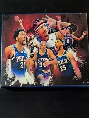 Wall Canvas- Philadelphia 76ers Legends